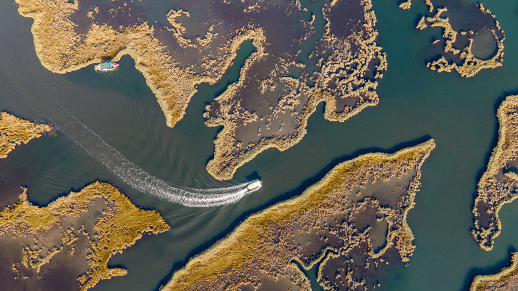 boats on waterway