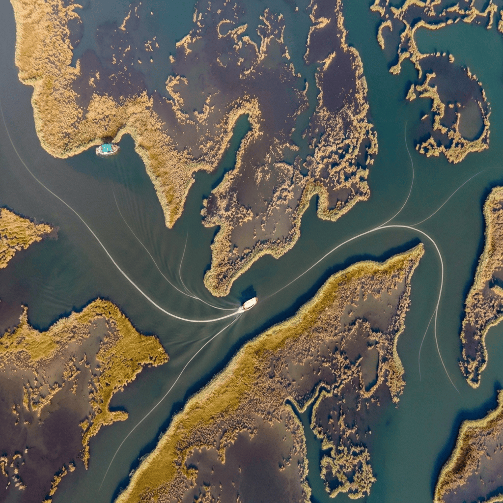 waterway to represent content guiding users through a site