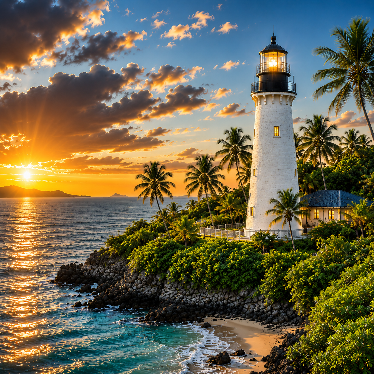 lighthouse to represent online visibility and SEO